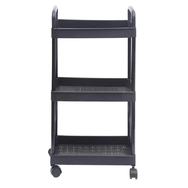 Organizador Carrinho 3 Andares Multiuso Com Rodinhas Prateleira Cozinha Banheiro Escritório Papelaria by 529717