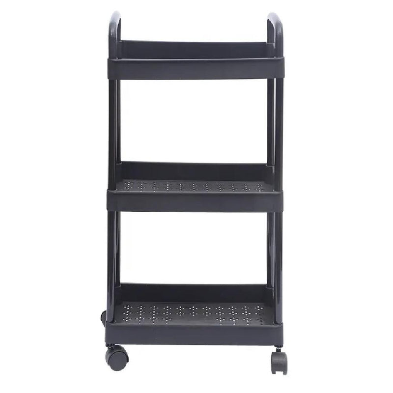 Organizador Carrinho 3 Andares Multiuso Com Rodinhas Prateleira Cozinha Banheiro Escritório Papelaria by 529717