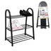 Sapateira Estante Industrial 3 Andares 9 Pares Porta Sapatos Tênis Rack Quarto Closet Lavanderia Preto by 529717