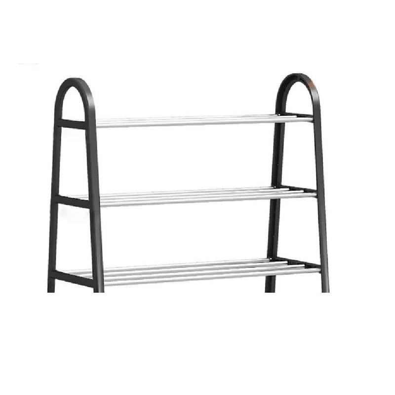 Sapateira Estante Industrial 3 Andares 9 Pares Porta Sapatos Tênis Rack Quarto Closet Lavanderia Preto by 529717