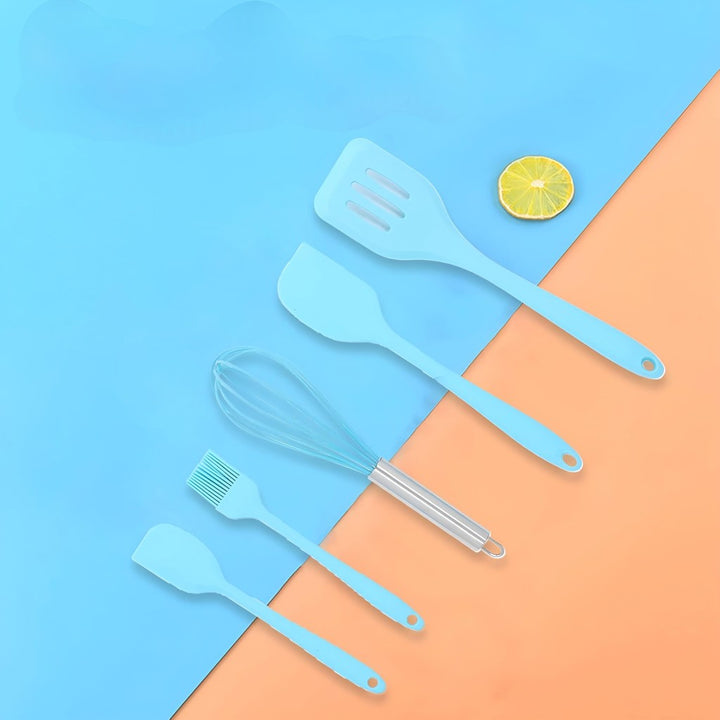 Conjunto De Utensílios De Cozinha De Silicone H'Maston DJ07 by 253444