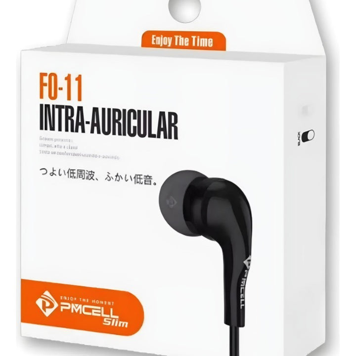 Fone Com Fio Intra-Auricular Com Borrachinha PMCELL FO-11 by 253444