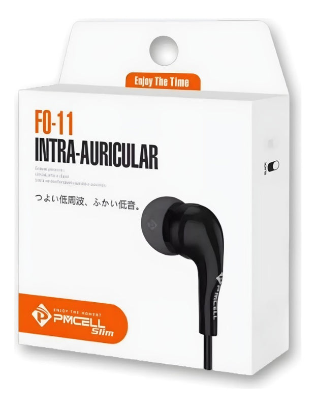 Fone Com Fio Intra-Auricular Com Borrachinha PMCELL FO-11 by 253444