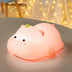 Luminária Infantil Abajur LED Siliconado Baby Hippo