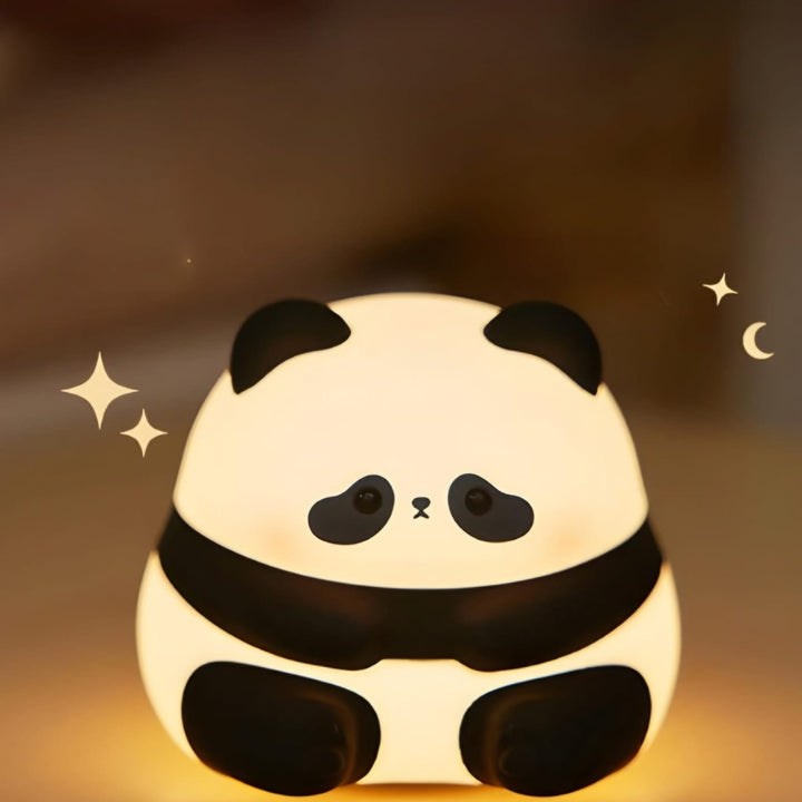 Luminária Infantil Abajur LED Siliconado Panda AKL-L009