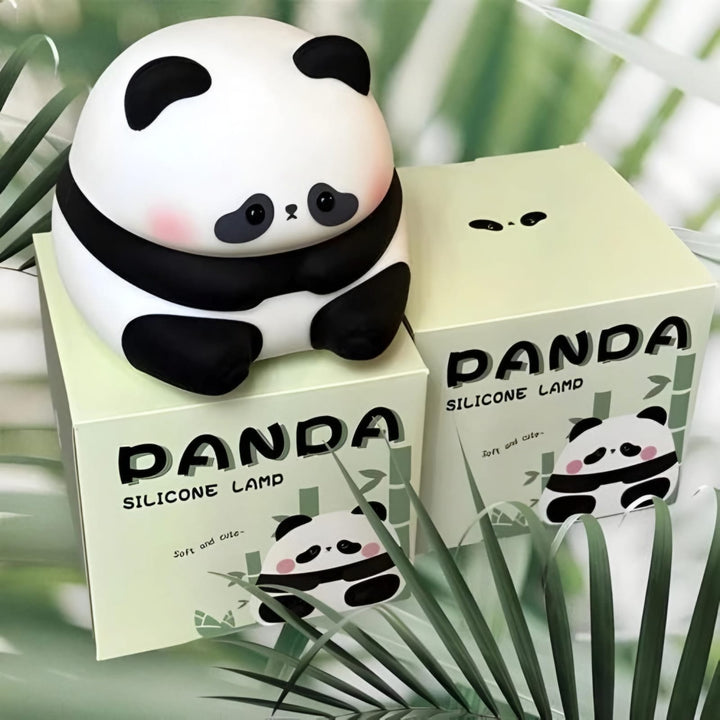 Luminária Infantil Abajur LED Siliconado Panda AKL-L009
