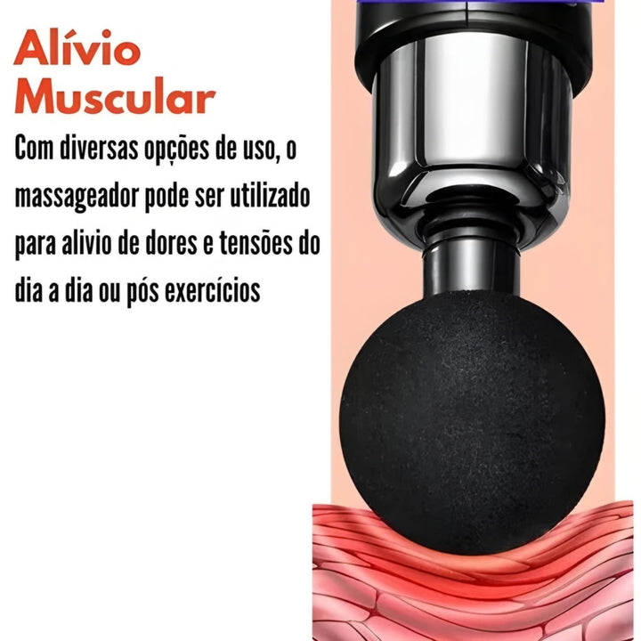 Massageador Elétrico Profissional 4 Em 1 Portátil
