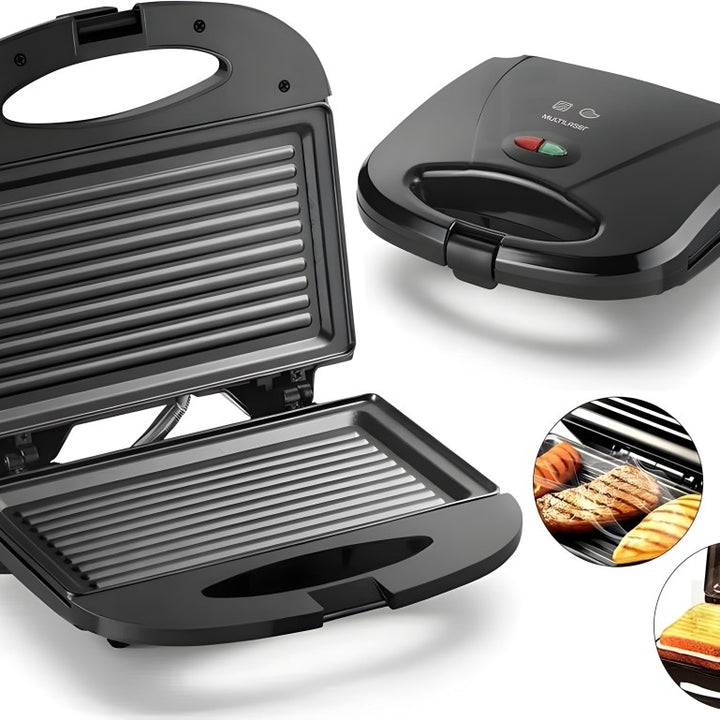 Sanduicheira Mini Grill Gourmet 750W 220V Chapa Dupla Multi CE044 by 253444