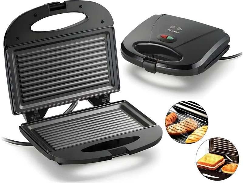 Sanduicheira Mini Grill Gourmet 750W 220V Chapa Dupla Multi CE044 by 253444