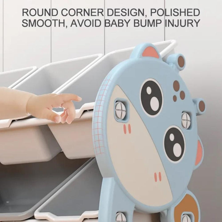 Caixa Organizadora Infantil Estante Brinquedos Baú Quarto Bebê Multiuso Porta Treco Armário Girafinha by 529717