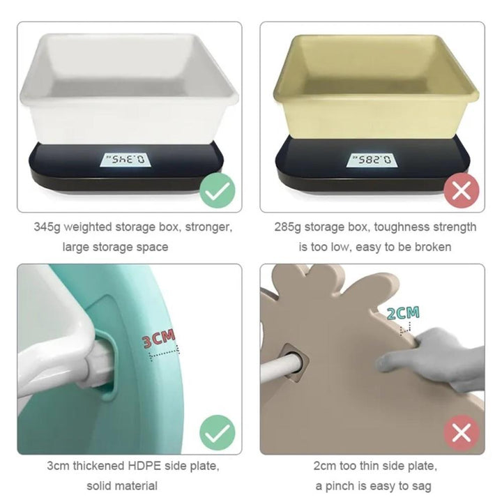 Caixa Organizadora Infantil Estante Brinquedos Baú Quarto Bebê Multiuso Porta Treco Armário Girafinha by 529717