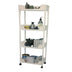 Carrinho Organizador Multiuso 4 Prateleiras Brinquedos Cozinha Escritório Varanda Fruteira Manicure Branco by 529717