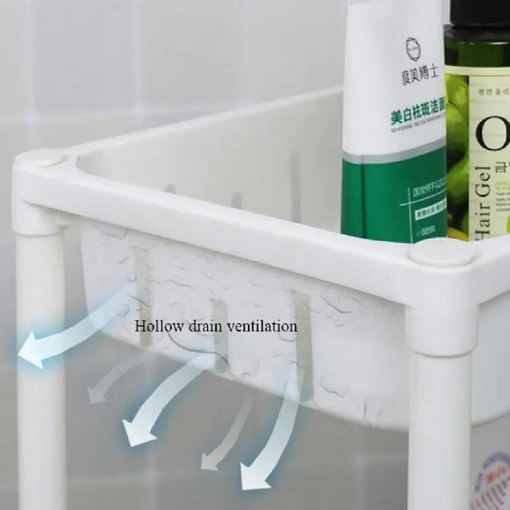 Carrinho Organizador Multiuso 4 Prateleiras Brinquedos Cozinha Escritório Varanda Fruteira Manicure Branco by 529717