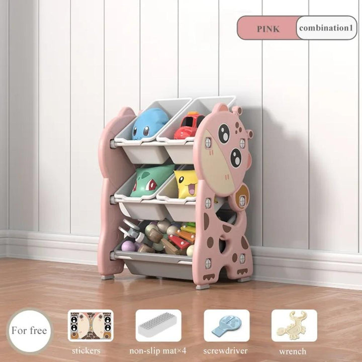 Estante Infantil Brinquedos Baú Multiuso Porta Treco Quarto Bebê Organizador Armário Decorativo by 529717