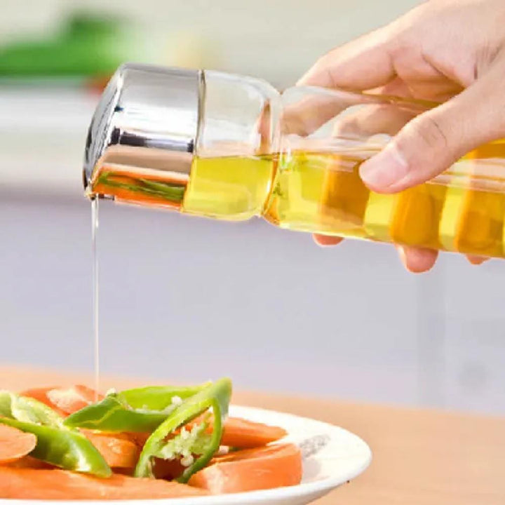 Galheteiro Vidro 5 Peças Suporte Kit Azeite Vinagre Sal Temperos Mesa Cozinha Bar Restaurante Portátil by 529717