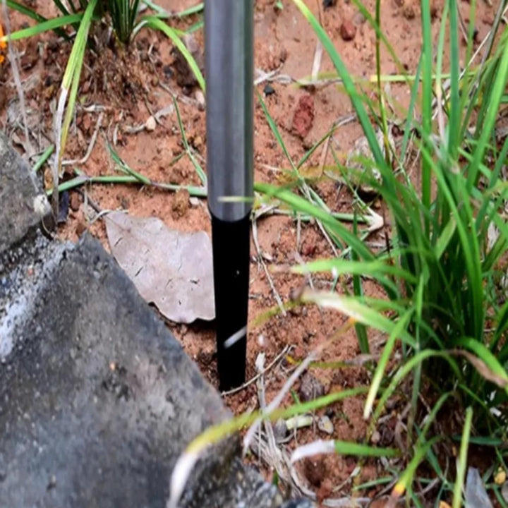 Luminária Solar Balizadora Led Automática Inox Espeto Jardim Poste Recarregável Iluminação Decoração by 529717