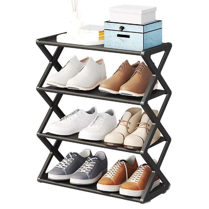 Sapateira Industrial Vintage 4 Prateleiras Estante Organizador 8 Pares Sapatos Quarto Lavanderia by 529717