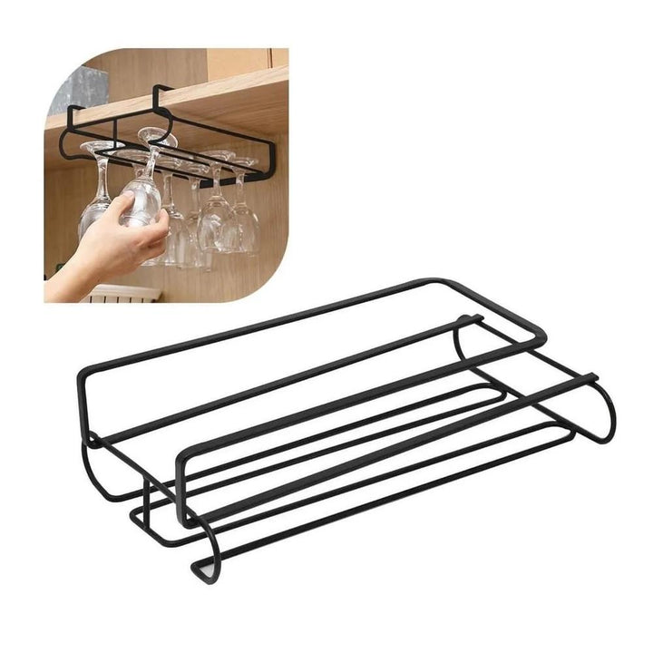 Suporte De Taças Vinho Organizador Duplo Copos Armário Encaixe Porta Gin Cerveja Cozinha Suspenso by 529717