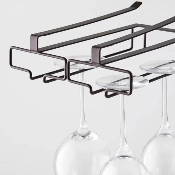 Suporte De Taças Vinho Organizador Duplo Copos Armário Encaixe Porta Gin Cerveja Cozinha Suspenso by 529717