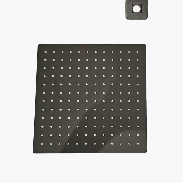 Ducha Chuveiro 30 cm de Parede Quadrada - Konnen Metais - Ducha Square 30 Preto Matte - CH-30-Q-P-P by 627745