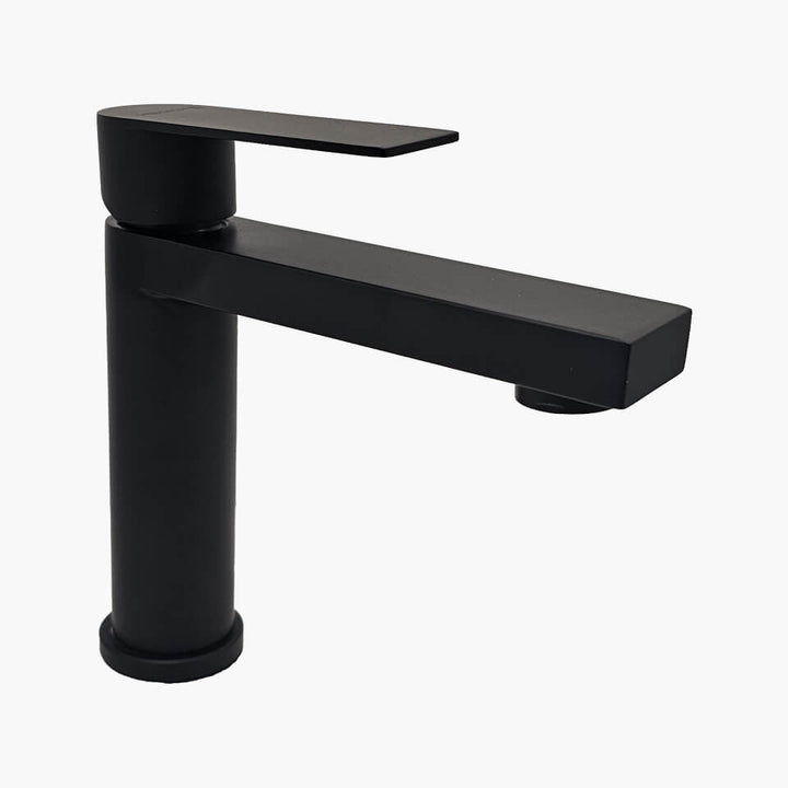 Torneira para Banheiro Bica Baixa - Konnen Metais - Round Baixa Preto Fosco - FN-90004S-B by 627745