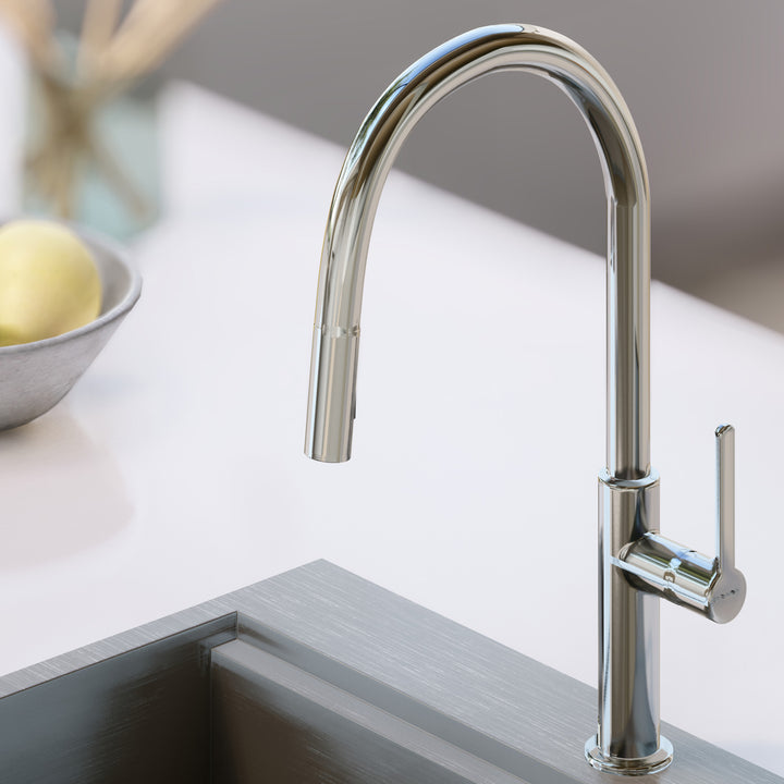 Torneira Gourmet Extensivel Monocomando para Cozinha - Konnen Metais - Titus Cromado - 503798C by 627745