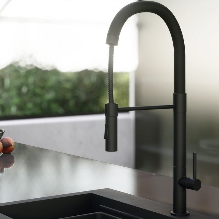 Torneira Gourmet Monocomando para Cozinha - Konnen Metais - Stella Preta - 503732PBR by 627745