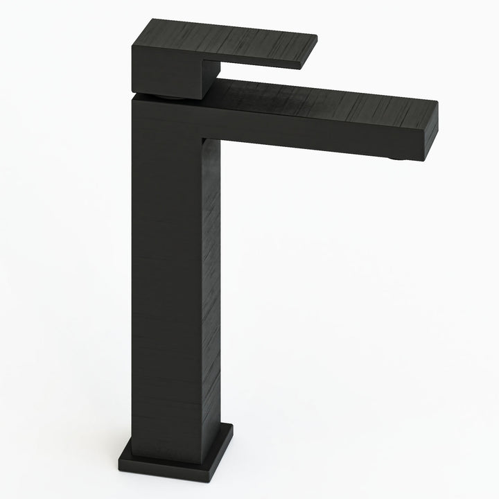 Torneira para Banheiro Bica Alta - Konnen Metais - Square Alta Preto Fosco - FN-90005H-P by 627745
