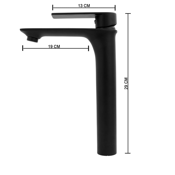 Torneira para Banheiro Monocomando Bica Alta - Konnen Metais - Basique Alta Preto - FN-8513HB by 627745